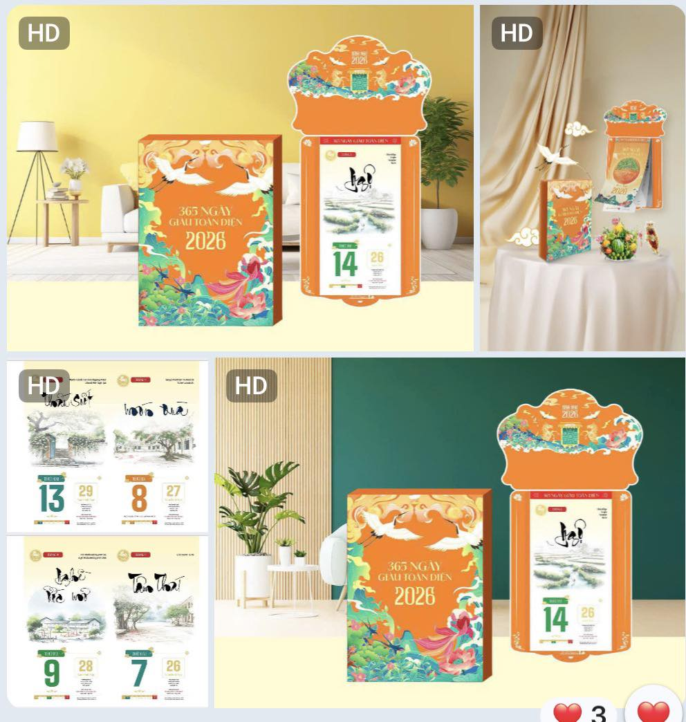 LỊCH 365 NGÀY GIÀU TOÀN DIỆN - 2026