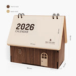 Lịch gỗ ngôi nhà 2026