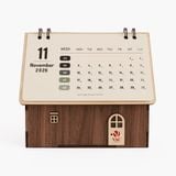 Lịch gỗ ngôi nhà 2026