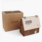 Lịch gỗ ngôi nhà 2026