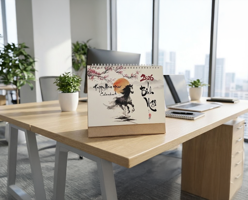 BỘ LỊCH THƯ PHÁP 2026 | MƯỢN NÉT MỰC XƯA - HỌA NÊN CỐT CÁCH