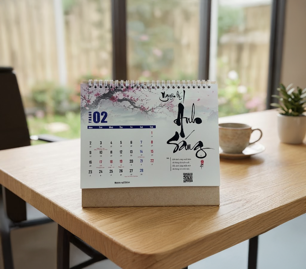 BỘ LỊCH THƯ PHÁP 2026 | MƯỢN NÉT MỰC XƯA - HỌA NÊN CỐT CÁCH